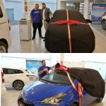 Entrega Yaris familia Perez