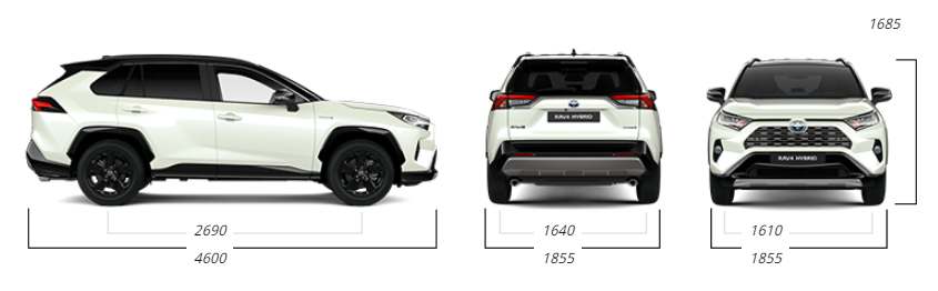 RAV4 DIMENSIONES TOYOTA ALMERIA